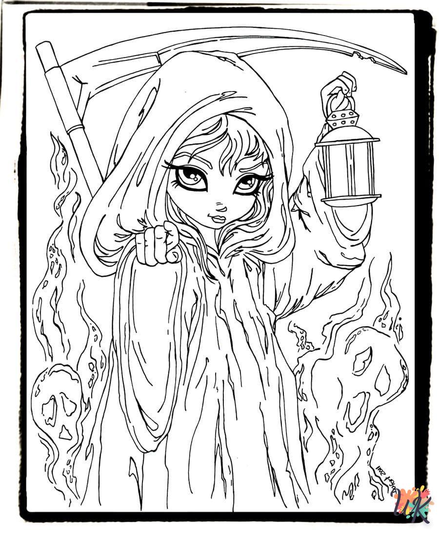 Strega 71 Disegni da Colorare Strega 69
